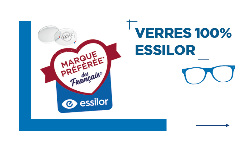 VERRES 100% ESSILOR