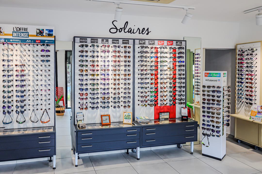 Solaires 100% santé, solaires de marques et espace enfants