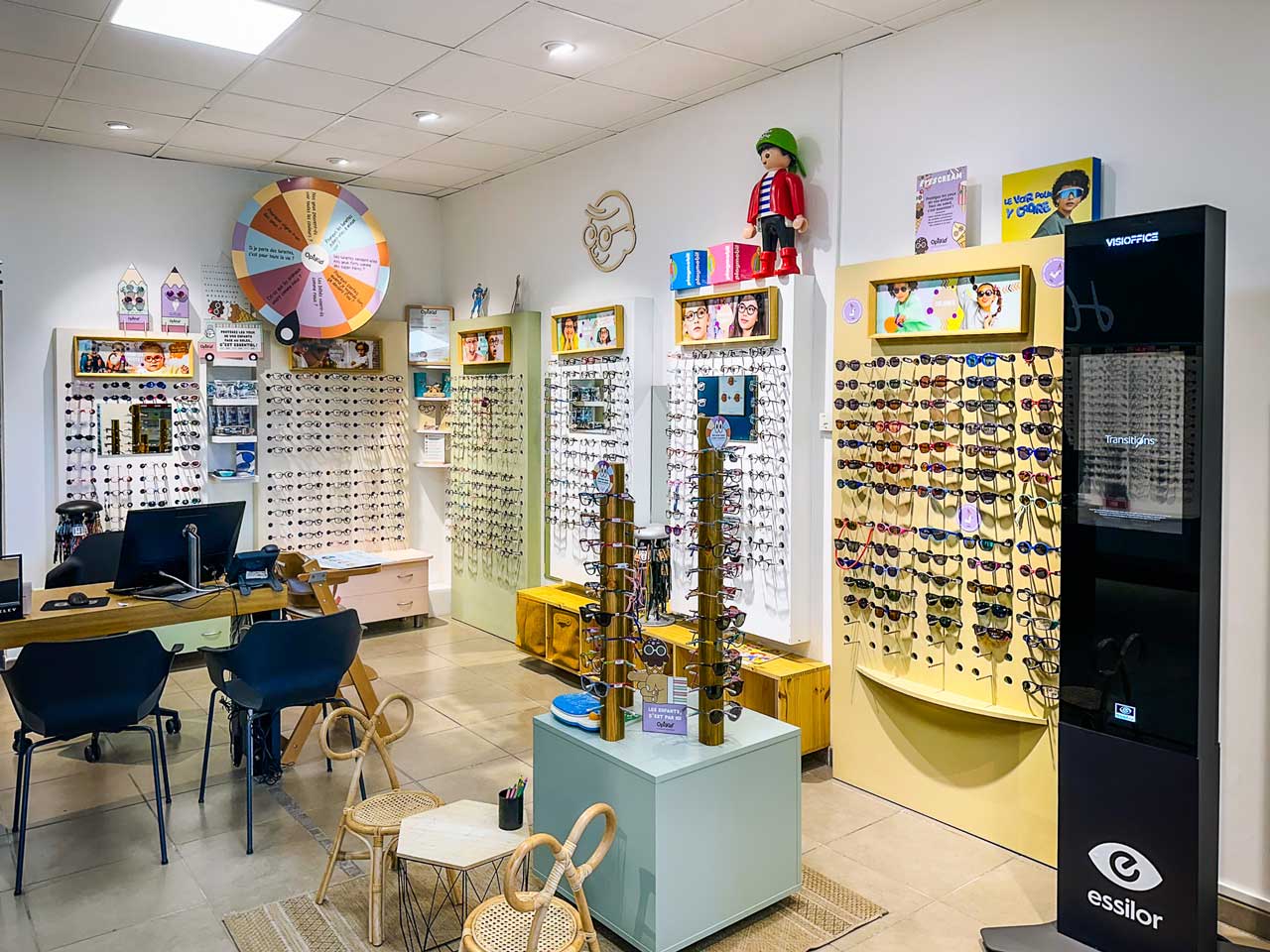Espace marmailles photo montrant l'espace enfant dans le magasin ODB Saint-Denis
